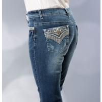 WILD CHILD - Ladies Jeans Aurora (Sparkle button pocket) SIZES 6, 8, 12 LEFT