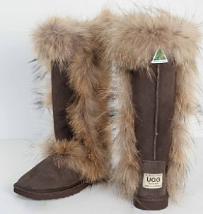 ugg boots with long fur