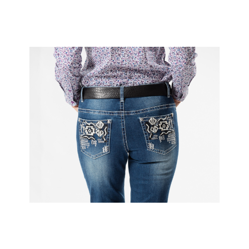 WILD CHILD - Ladies Jeans Aztec (smooth stitched pocket)