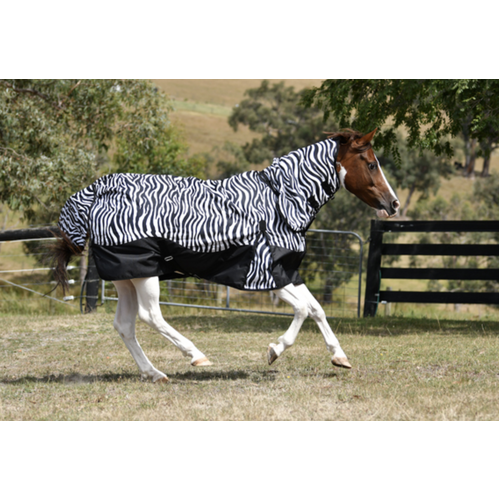 Impressa 'Freedom' Waterproof horse combo LIGHT - ZEBRA 2'9, 3'3, 5'3, 5'6, 7'3 LEFT